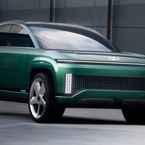 Kia’s electric SUV concept includes a sprawling 27-inch display