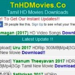 TnHdMovies 2021 – Download Tamil HD Movies Download Online Illegal Website Telugu movies Download at TnHdMovies Website News