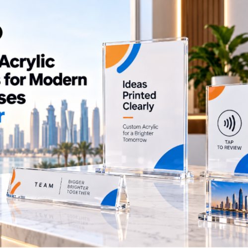 Custom Acrylic Products for Modern Businesses in Qatar
